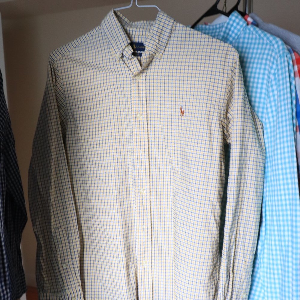 Ralph Lauren Small Striped Classic Fit Button-down Shirt